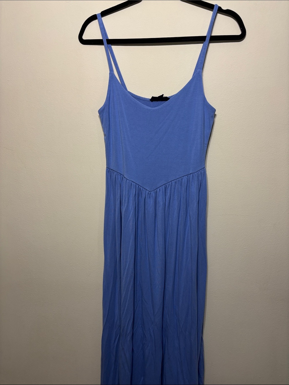 See You Monday Periwinkle Blue Spaghetti Strap Maxi Dress